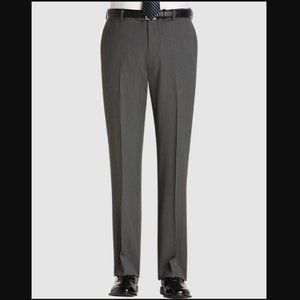 Egara Medium Gray Slim Fit Suit Separates Dress Pants - 32/34